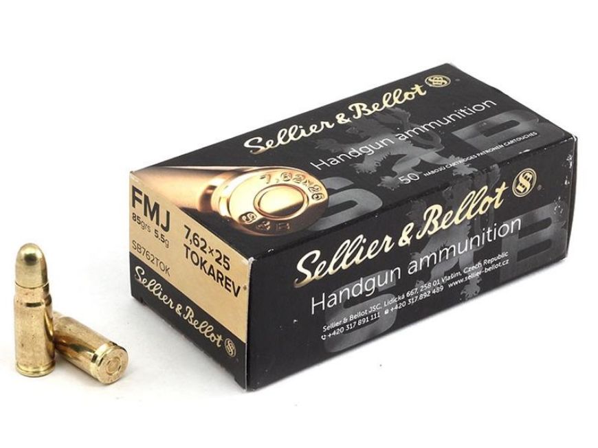 Slika METAK BELLOT 7.62X25 TOKAREV FMJ 5.5G